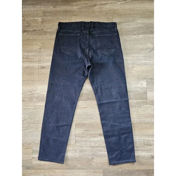 Banana Republic Traveler Straight Fit Mens Denim Jean Size 40×34 :Dark Blue - Picture 2 of 6